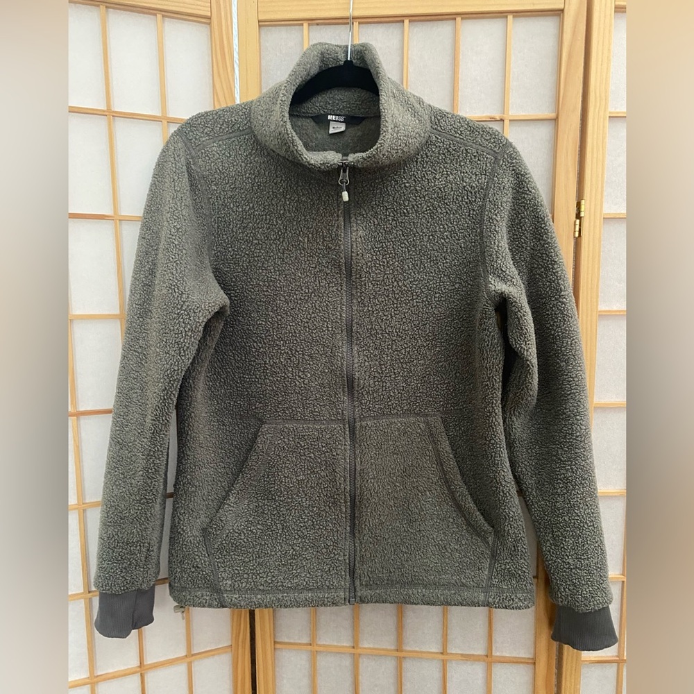 REI Women’s Grey Fleece Full Zip Jacket
